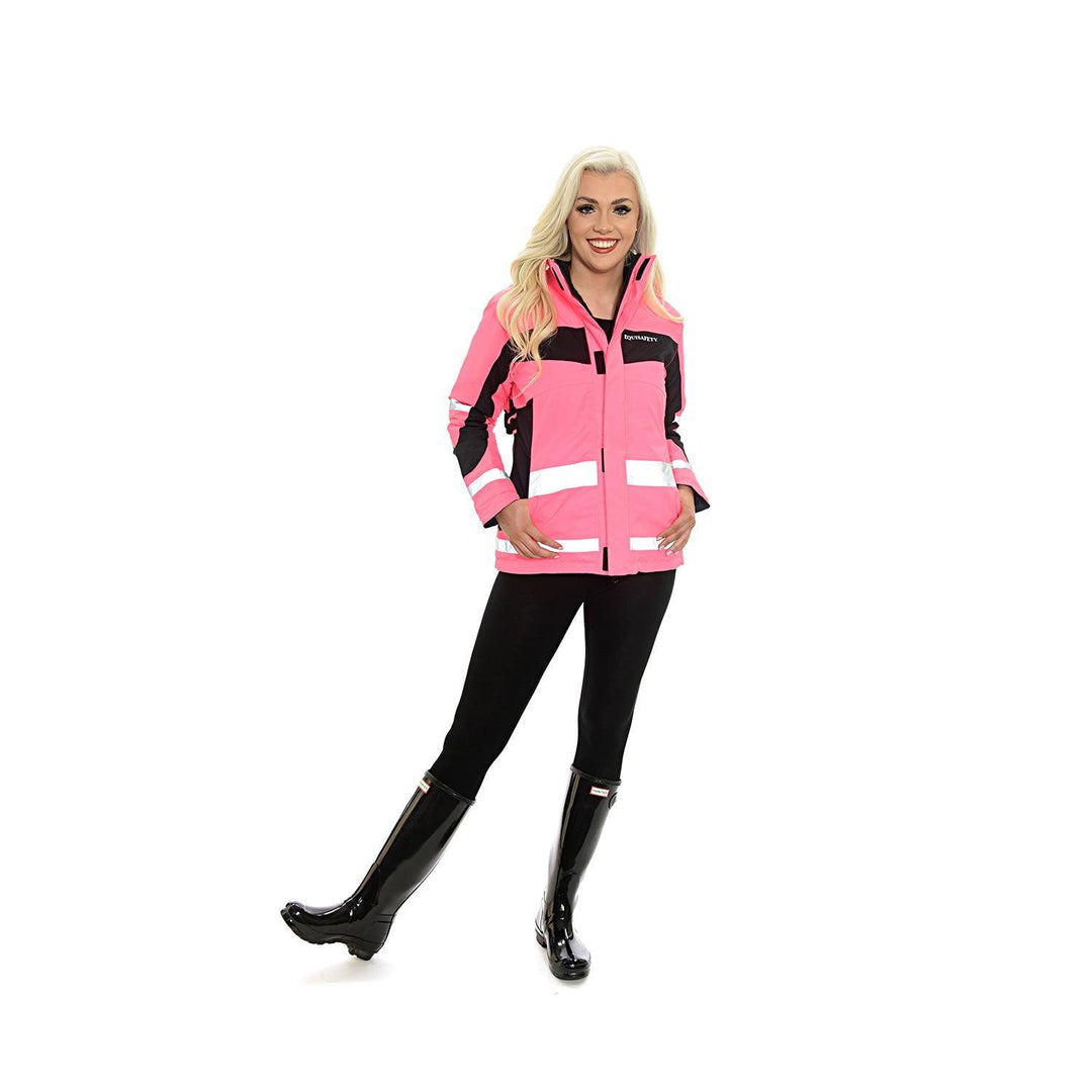 EQUISAFETY WINTER INVERNO RIDING JACKET PINK