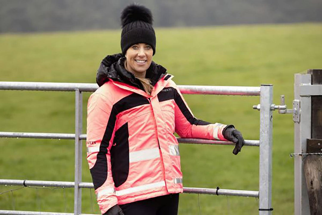 EQUISAFETY WINTER INVERNO RIDING JACKET PINK