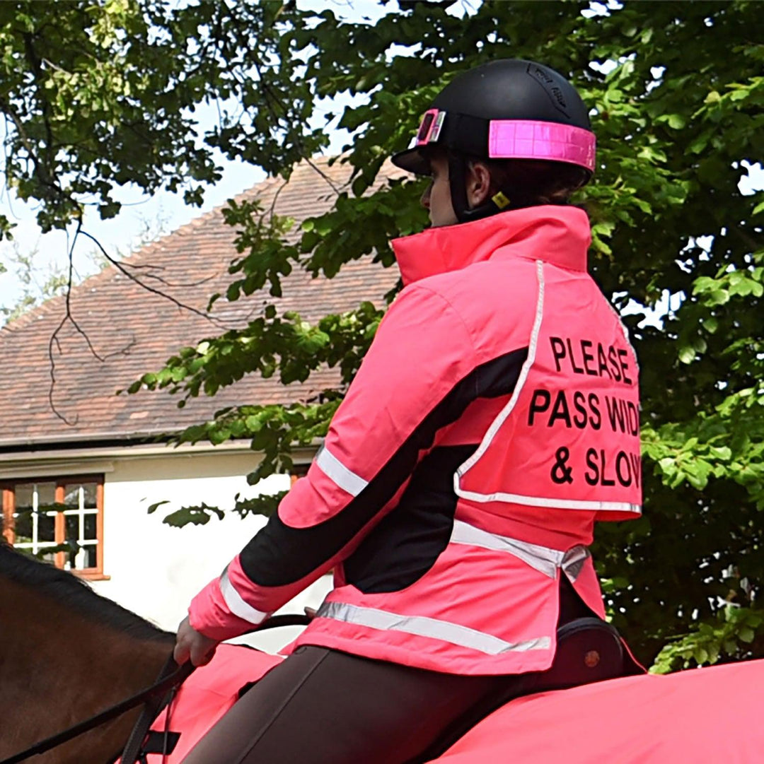 EQUISAFETY WINTER INVERNO RIDING JACKET PINK