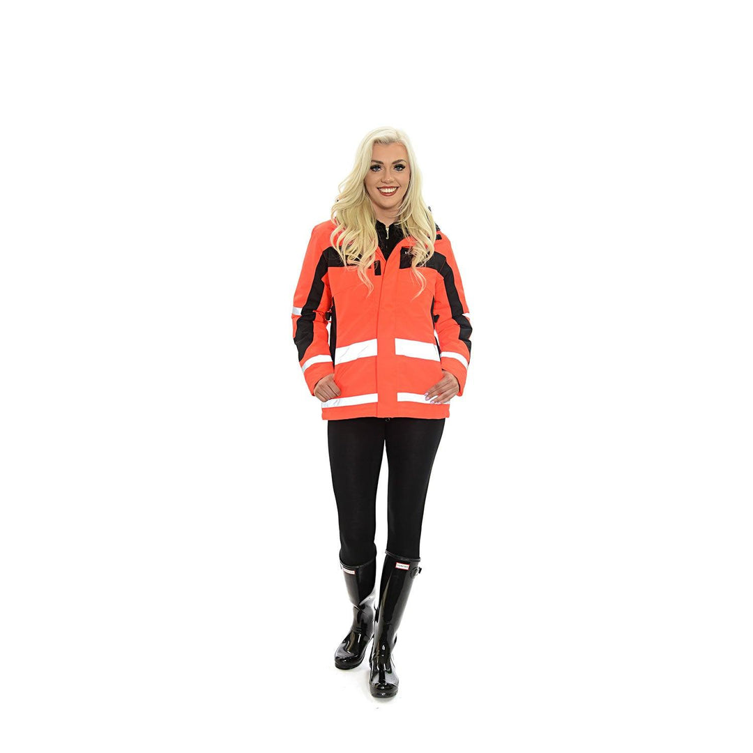 EQUISAFETY WINTER INVERNO RIDING JACKET RED