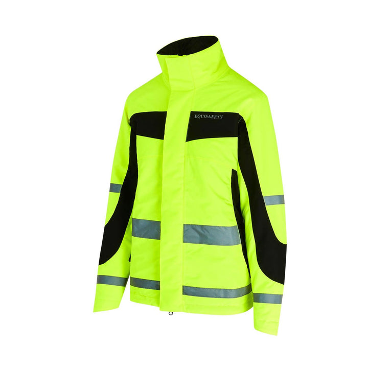 EQUISAFETY WINTER INVERNO RIDING JACKET YELLOW
