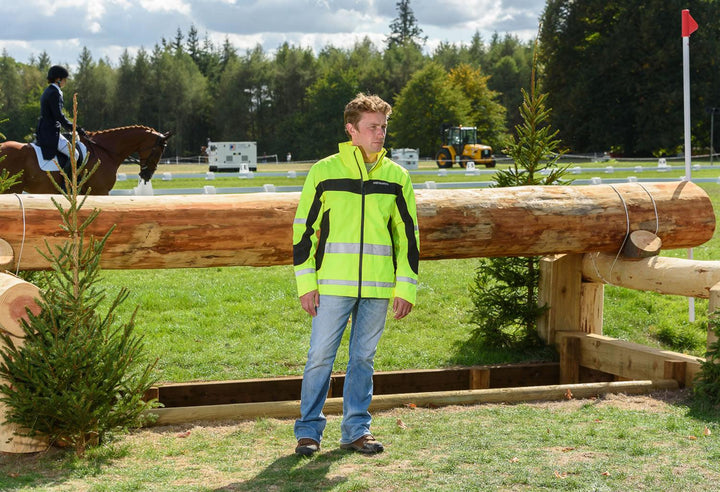 EQUISAFETY WINTER INVERNO RIDING JACKET YELLOW