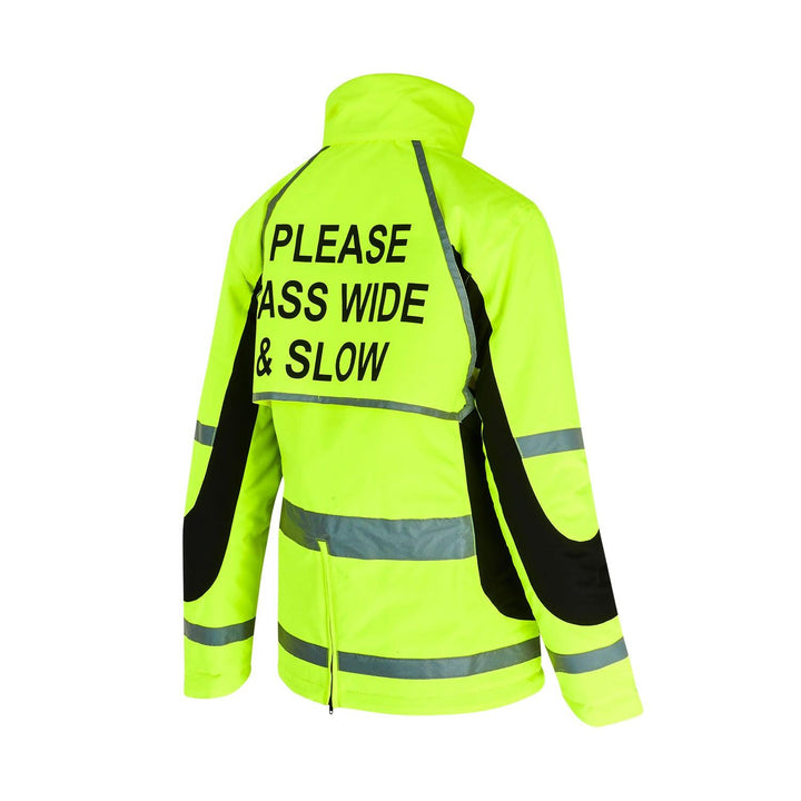 EQUISAFETY WINTER INVERNO RIDING JACKET YELLOW