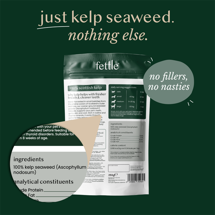 Fettle All Natural Scottish Kelp Seaweed Powder 250g
