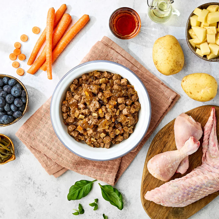 Naturo Adult Dog Gluten & Grain Free Turkey & Chicken In Jelly Can 390g x12