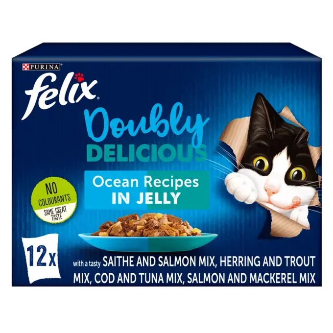 Felix Doubly Delicious Ocean Recipes In Jelly 12 X 85G