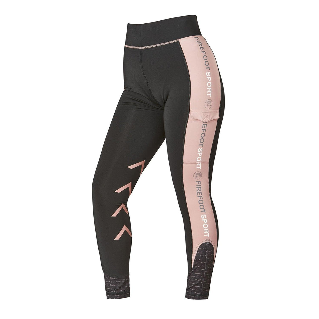 Firefoot Ripon Sport Breeches Kids Black/Rose Gold 20"