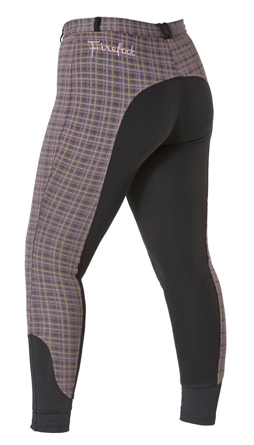Firefoot Farsley Breeches Ladies Rose Gold Check 26"