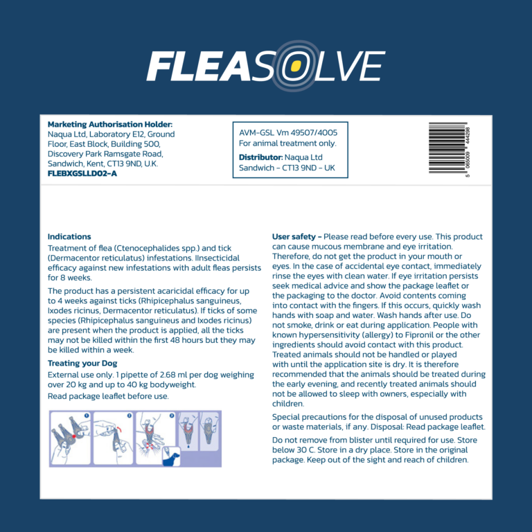 Fleasolve Spot-On Large Dogs
