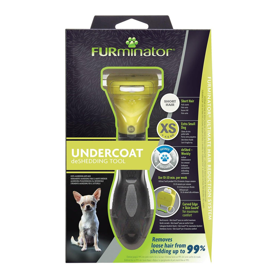 Furminator Undercoat Deshedding Tool For Short Hair Dog X-Small