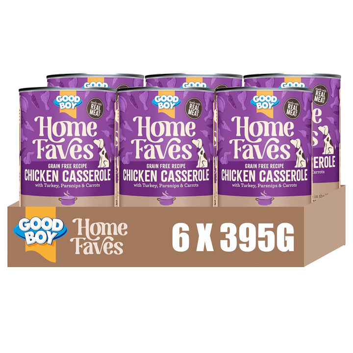 Good Boy Home Faves Chicken Casserole - 6 x 395G