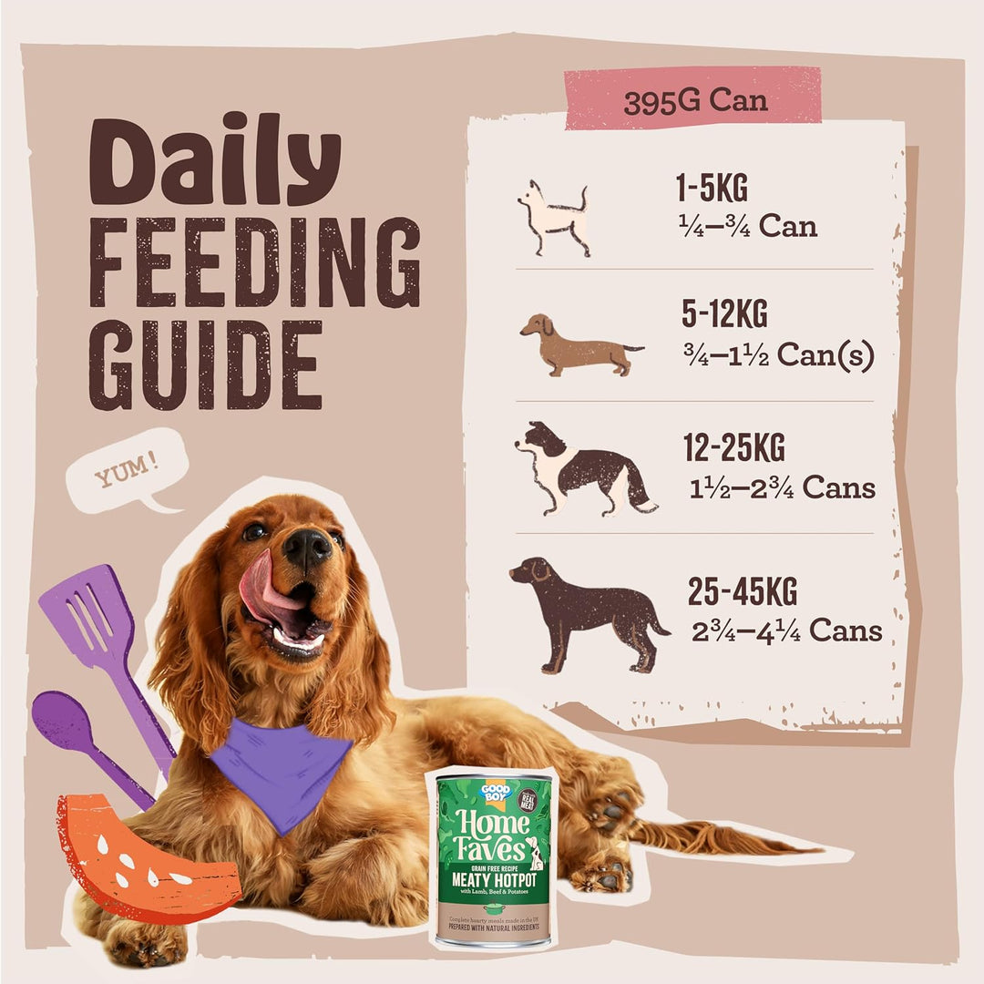 Good Boy Home Faves Meaty Hotpot - 6 x 395G