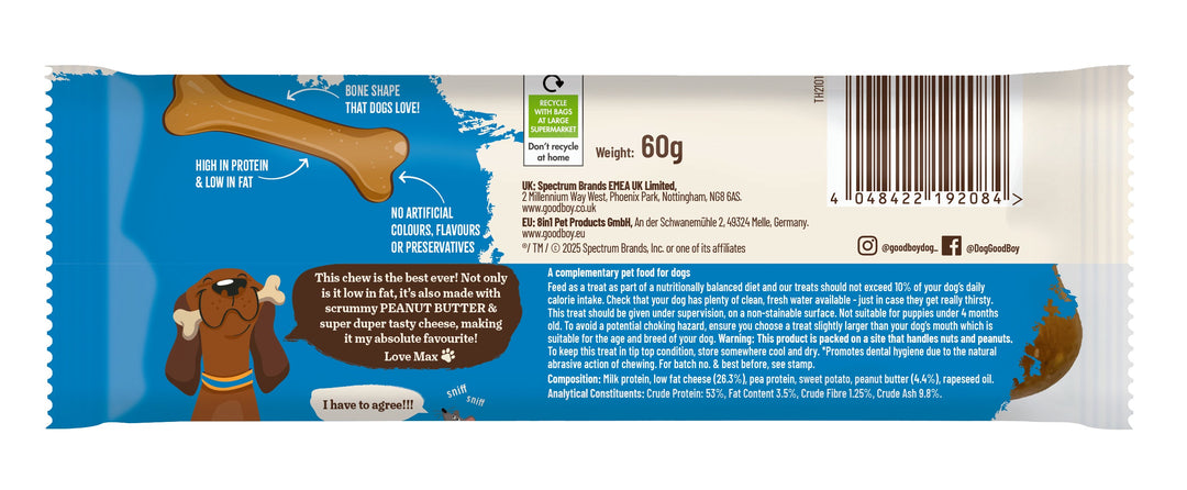 Good Boy Cheese Please Cheese with Peanut Butter 60g
