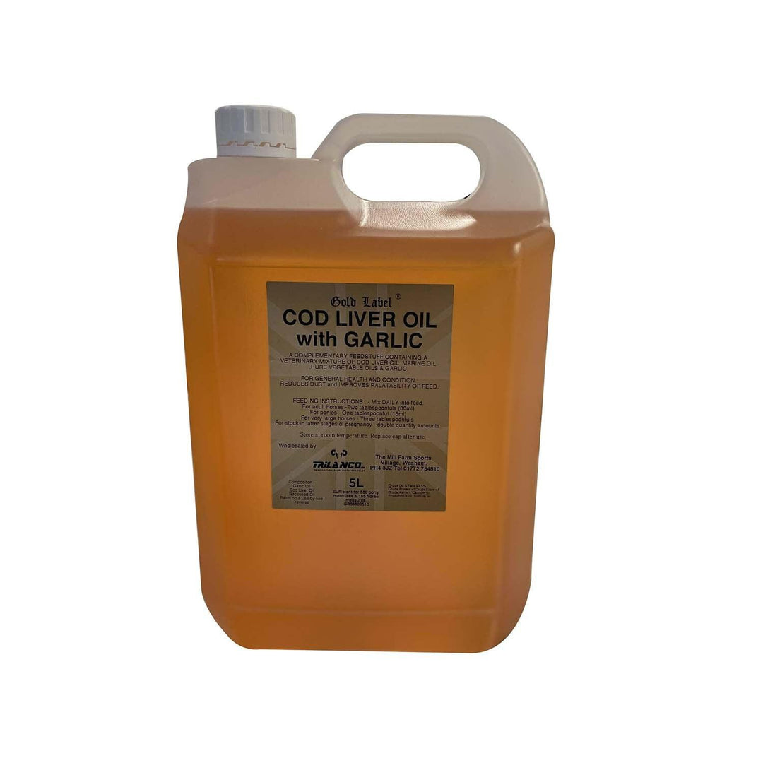 Gold Label Cod Liver Oil With Garlic 5Ltr