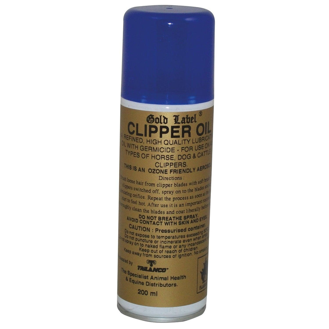 Gold Label Clipper Oil 200ml Aerosol