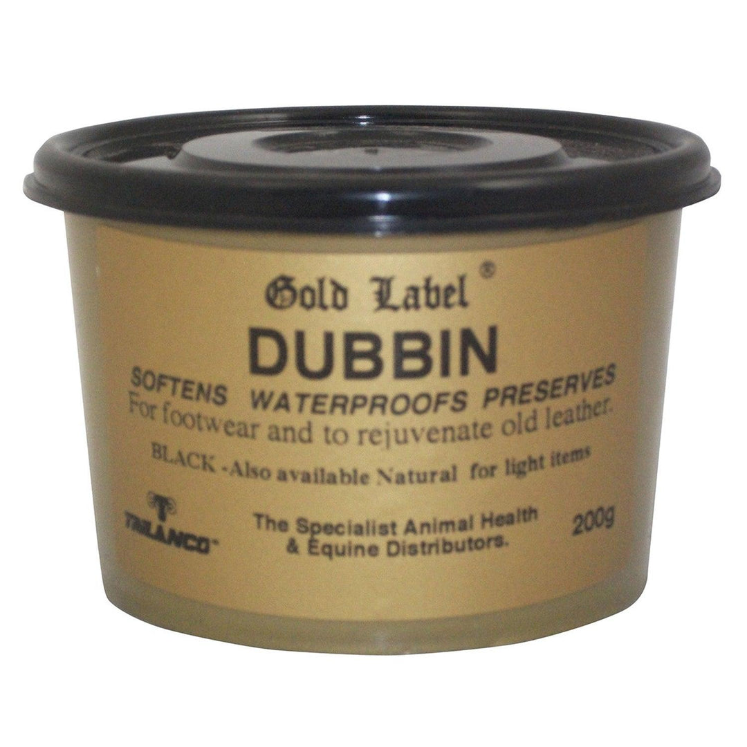 Gold Label Dubbin Black X 200g