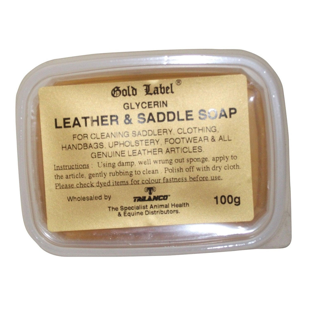 Gold Label Glycerin Leather & Saddle Soap 100g