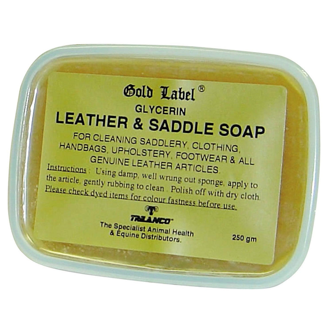Gold Label Glycerin Leather & Saddle Soap 250g