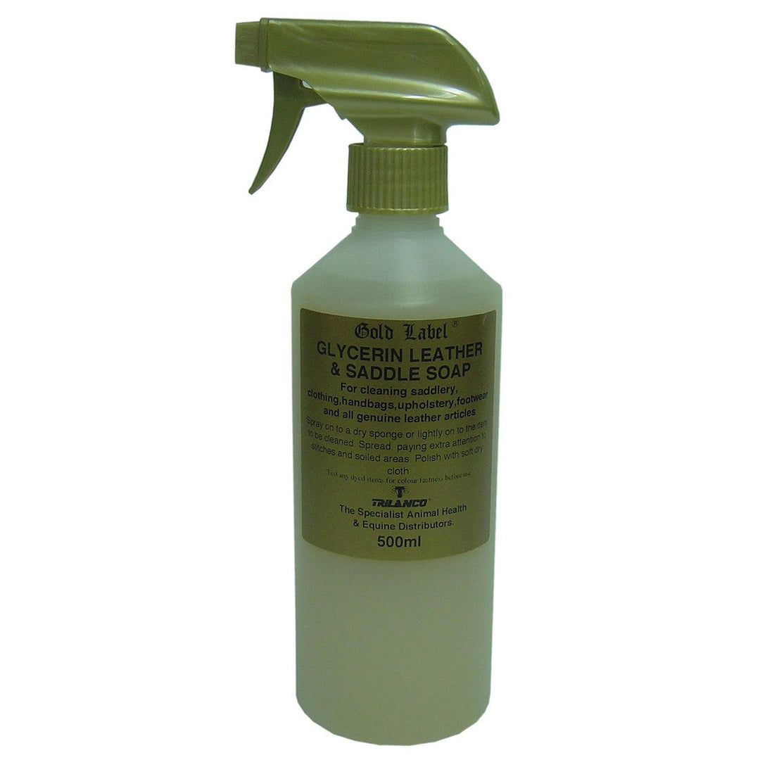 Gold Label Glycerin Leather & Saddle Soap Liquid 500ml