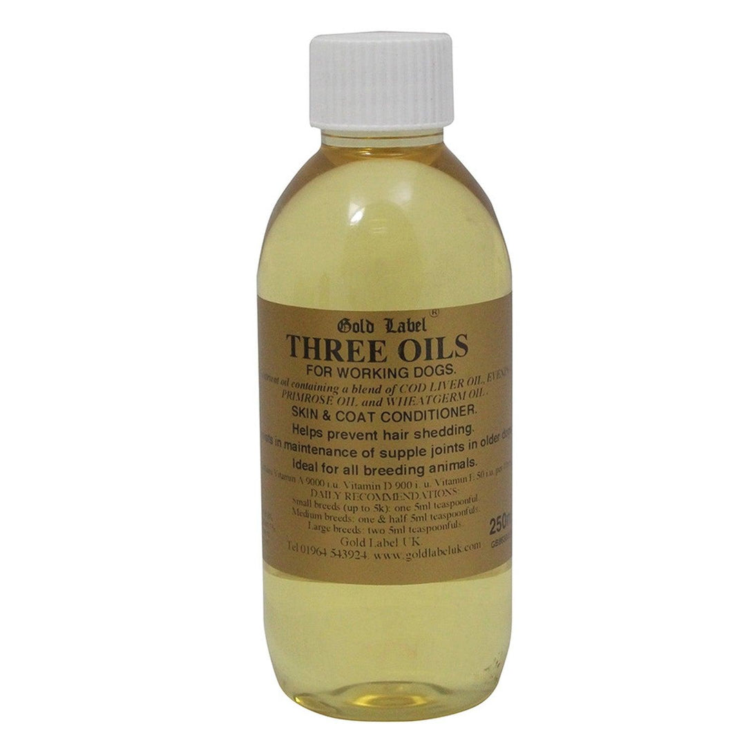 Gold Label Canine Three Oils 250Ml