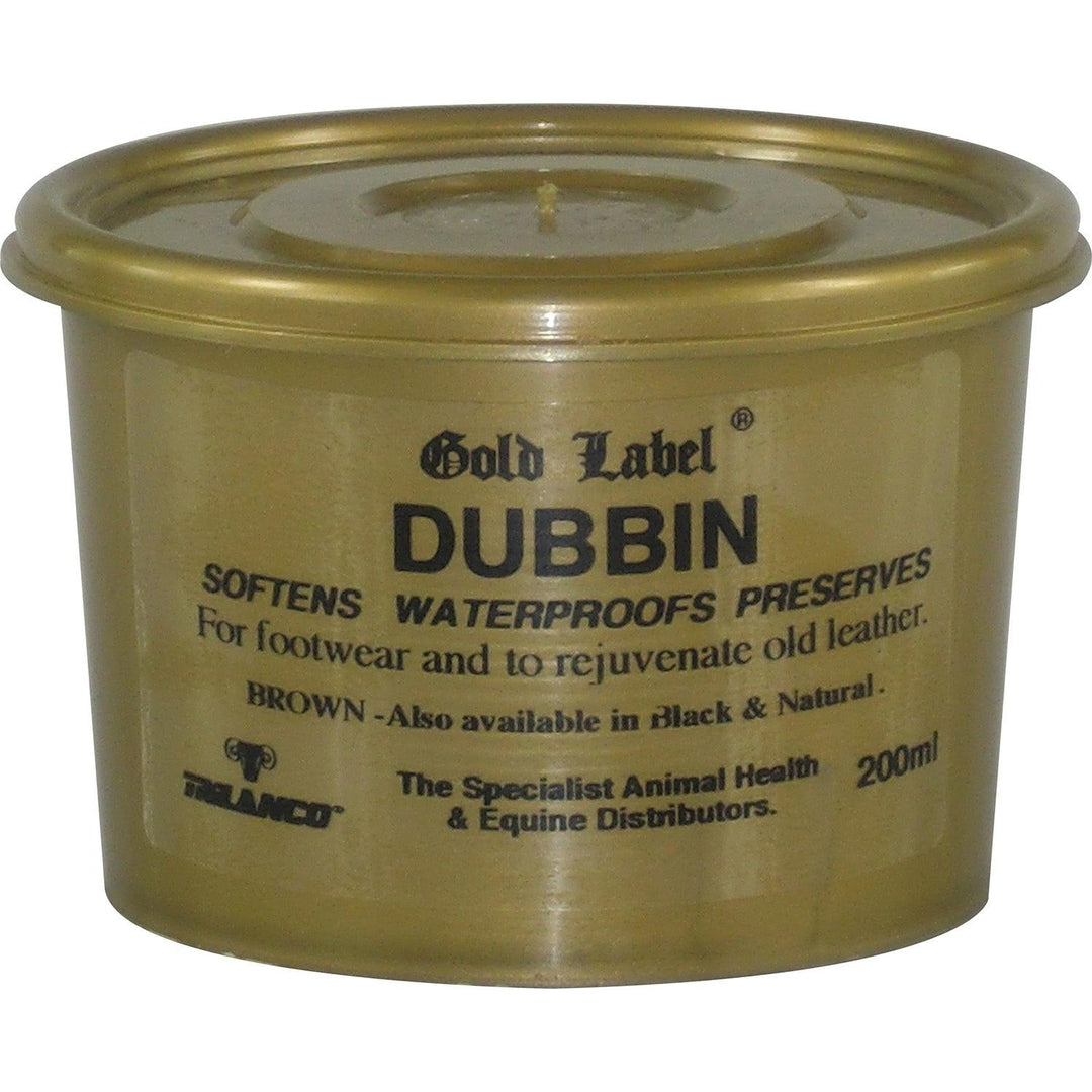 Gold Label Dubbin Brown X 200g