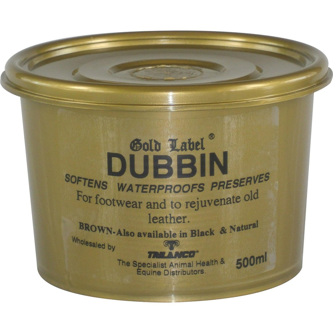 Gold Label Dubbin Brown X 500g - Ormskirk Pets