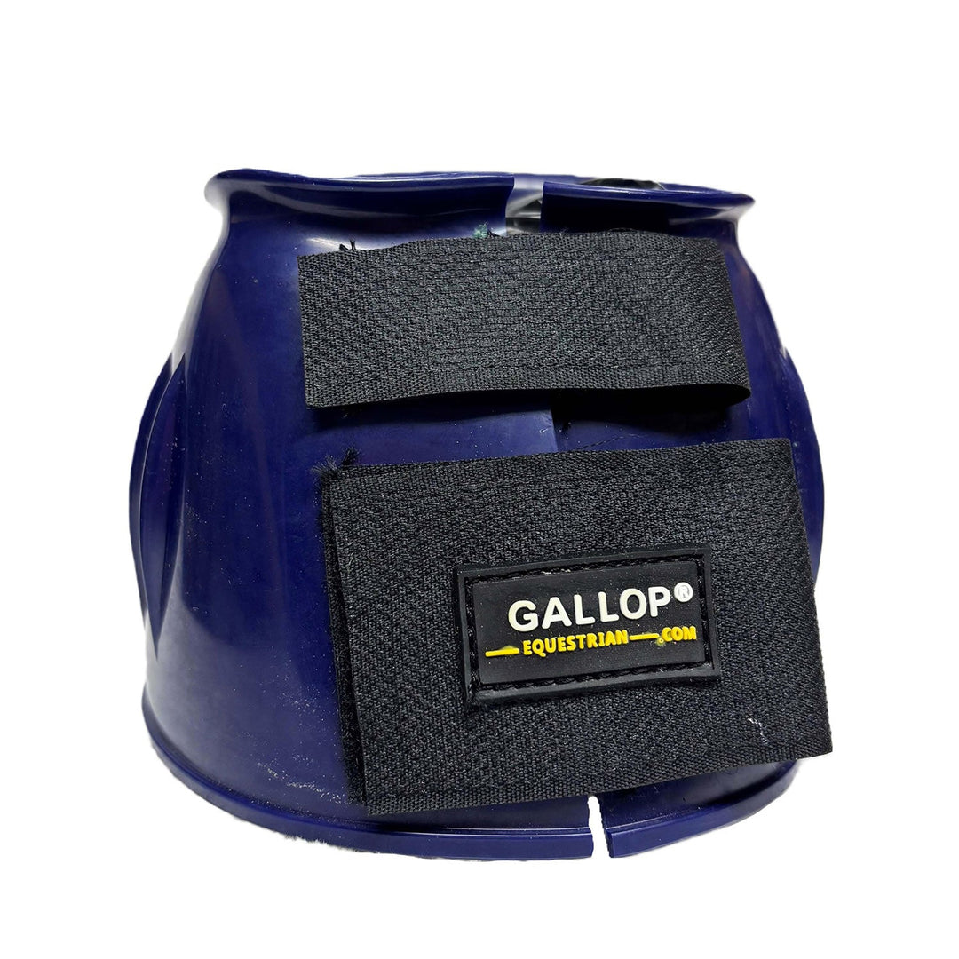 GALLOP DOUBLE TAPED PVC RIBBED OVER REACH BOOTS BLUE