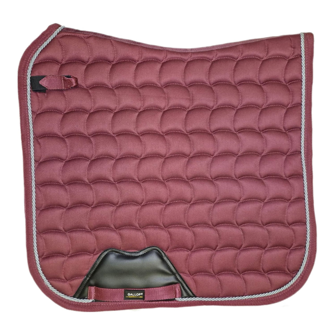 GALLOP DRESSAGE SADDLE PAD BURGUNDY