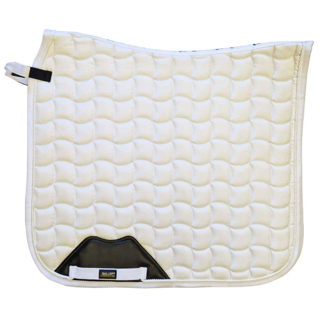GALLOP DRESSAGE SADDLE PAD WHITE