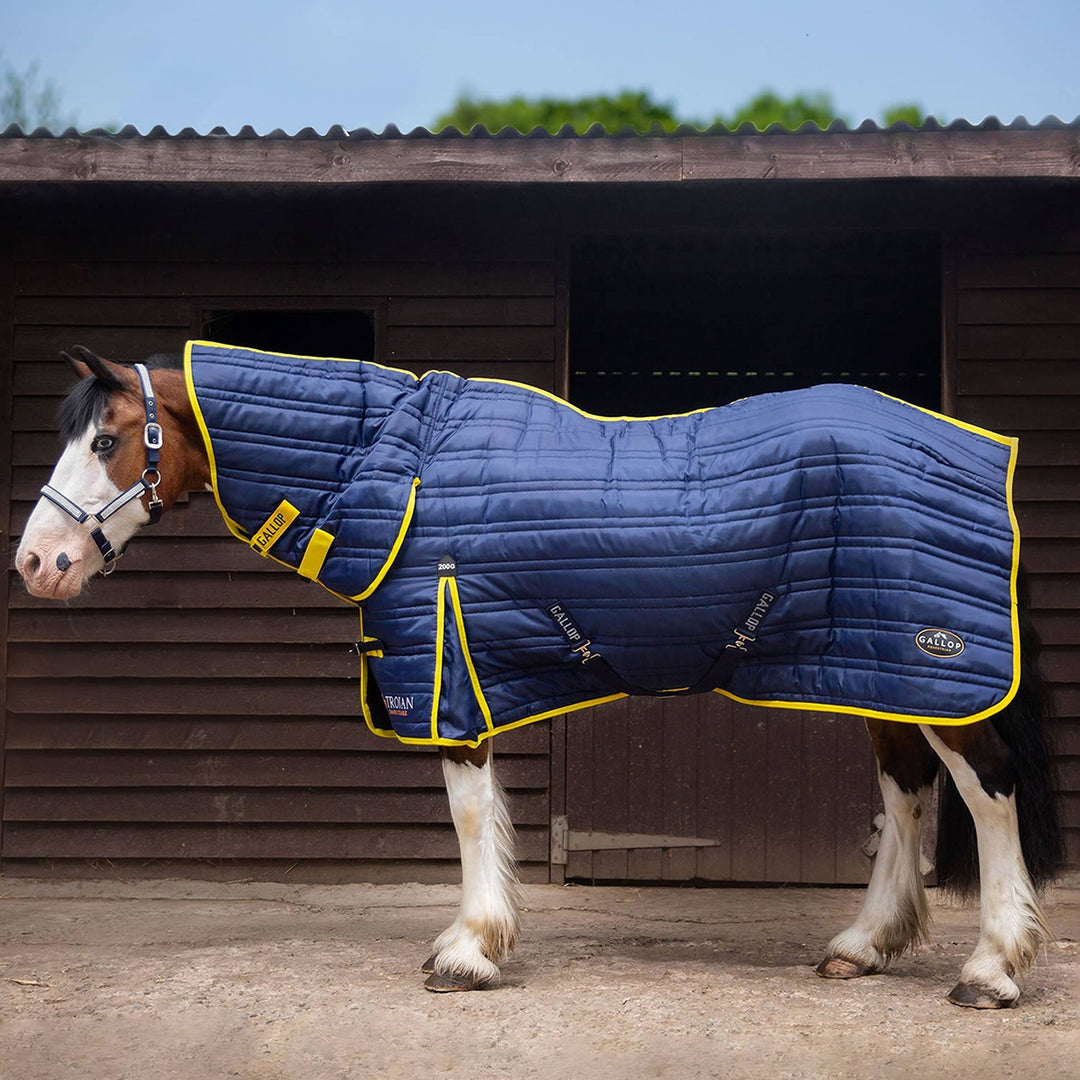 GALLOP TROJAN 200G STABLE RUG COMBO NAVY