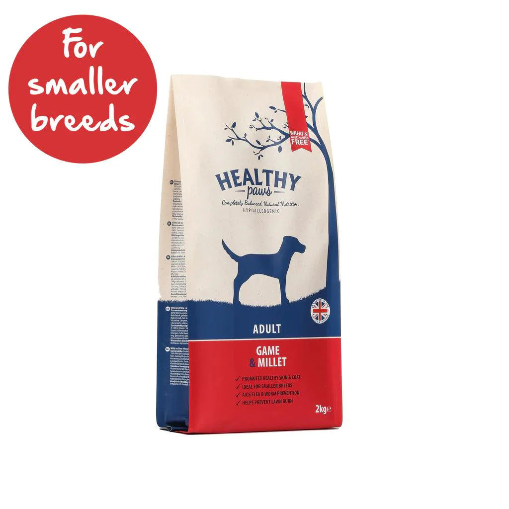 Healthy Paws Game & Millet Adult 2kg