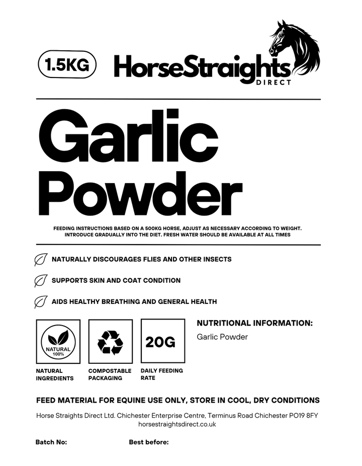 Horse Straights Direct Garlic Powder 1.5kg