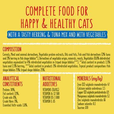 Go-Cat Adult Cat Food Tuna Herring And Veg 750G