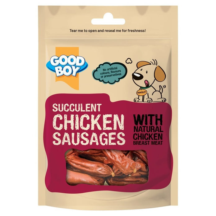 Good Boy Pawsley Succulent Chicken Sausages 75g
