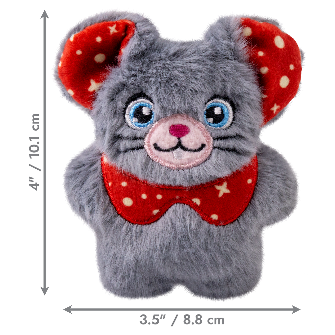 KONG Holiday Cat Snuzzles Mouse Assorted