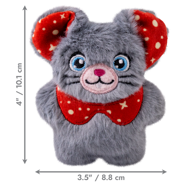 KONG Holiday Cat Snuzzles Mouse Assorted