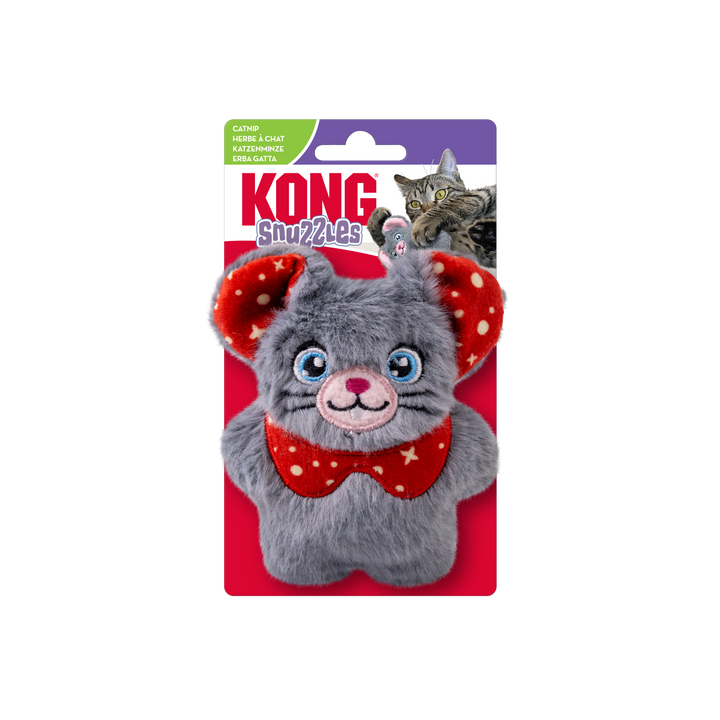 KONG Holiday Cat Snuzzles Mouse Assorted