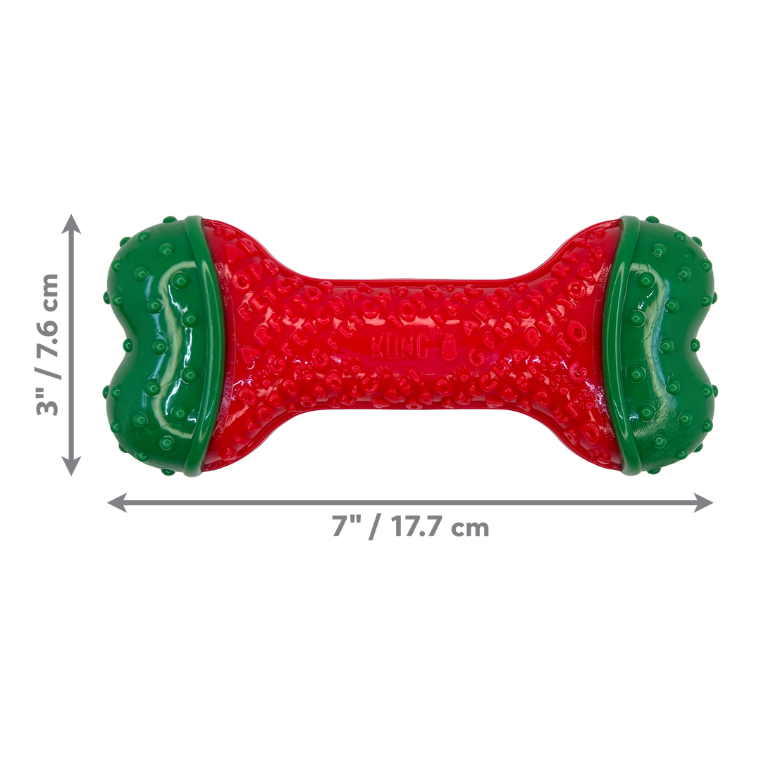 KONG Holiday CoreStrength Bone Medium