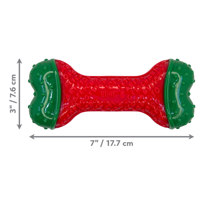 KONG Holiday CoreStrength Bone Medium