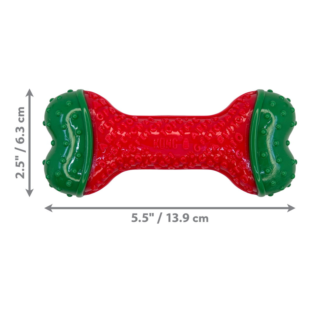 KONG Holiday CoreStrength Bone Small Medium