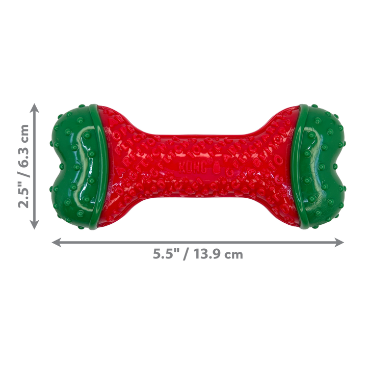 KONG Holiday CoreStrength Bone Small Medium