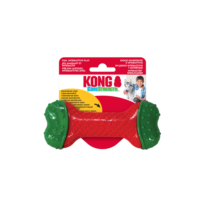 KONG Holiday CoreStrength Bone Small Medium