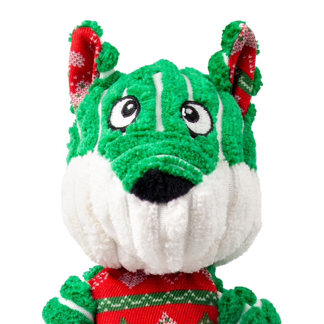 KONG Holiday Floppy Knots Fox Small Medium