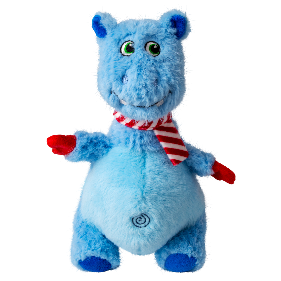 KONG Holiday Knots Belly Hippo Medium Large