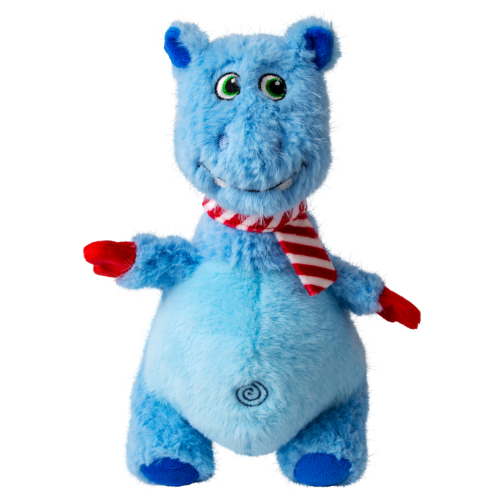 KONG Holiday Knots Belly Hippo Medium Large