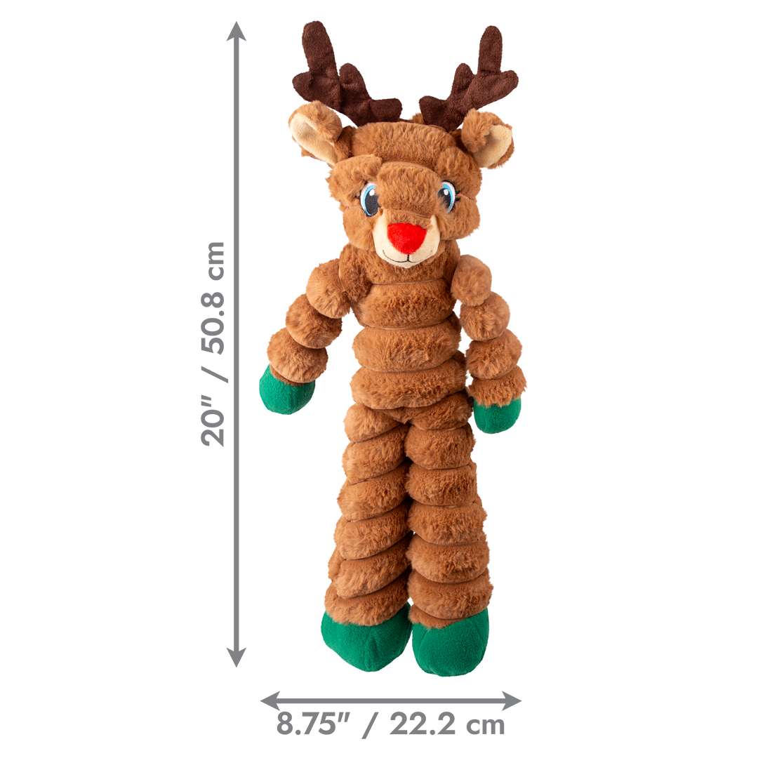 KONG Holiday Shakers Crumples Reindeer XL