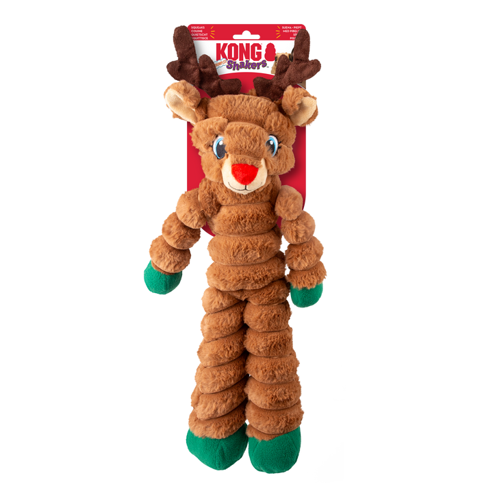 KONG Holiday Shakers Crumples Reindeer XL