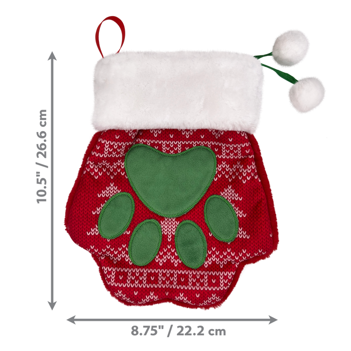 KONG Holiday Stocking Paw Large