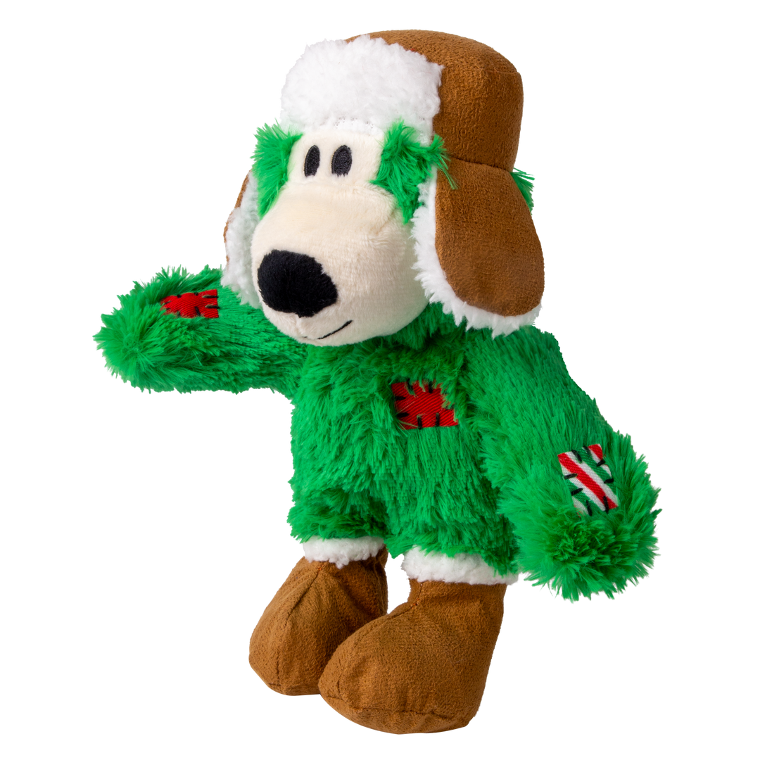 KONG Holiday Wild Knots Bear Assorted Med/Lrg