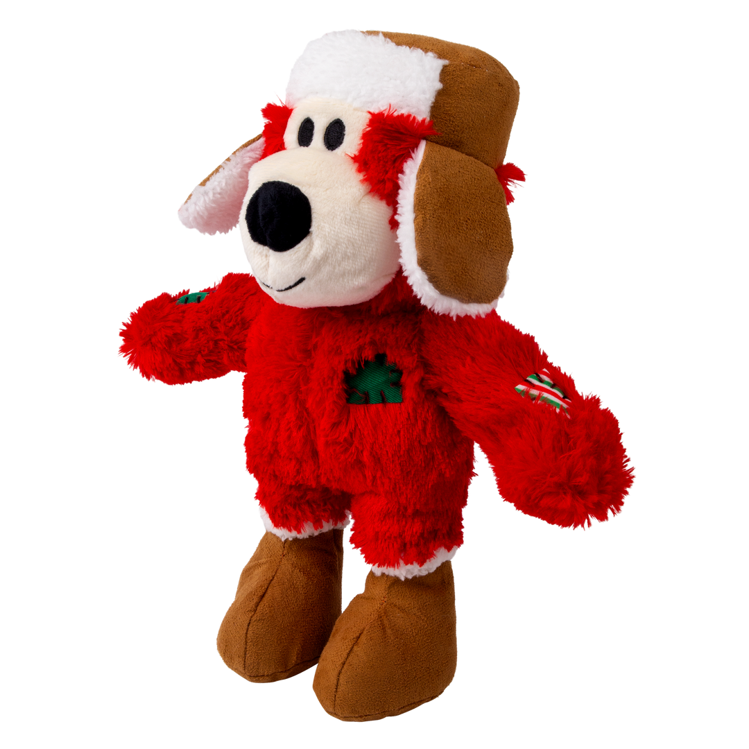 KONG Holiday Wild Knots Bear Assorted Med/Lrg
